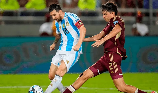 Lionel Messi anotó un golazo en su último partido oficial con la selección argentina en su país. Foto: AFP   