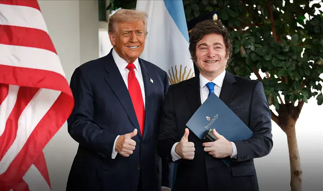 Trump y Milei Trump y Milei