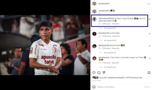 Flores se rindió ante Quispe y le dio un contundente consejo.