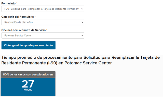 tiempo de procesamiento uscis en linea tiempo de procesamiento uscis en linea