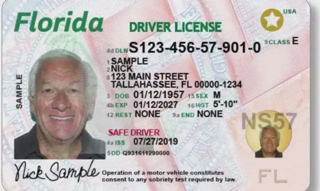 Licencia de conducir Florida Licencia de conducir Florida