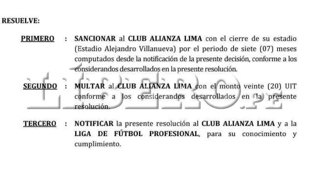 Alianza Lima, Matute