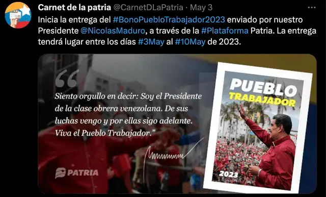 Bono por el Día del Trabajador 2023 Bono por el Día del Trabajador 2023
