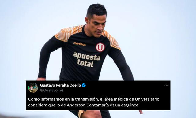 Anderson Santamaría, Universitario Anderson Santamaría, Universitario