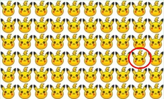 Reto visual de Pokémon