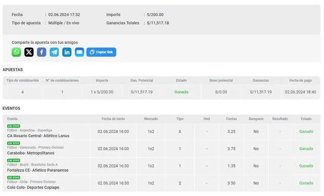 apuesta