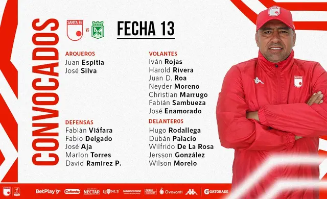 Convocados de Independiente Santa Fe