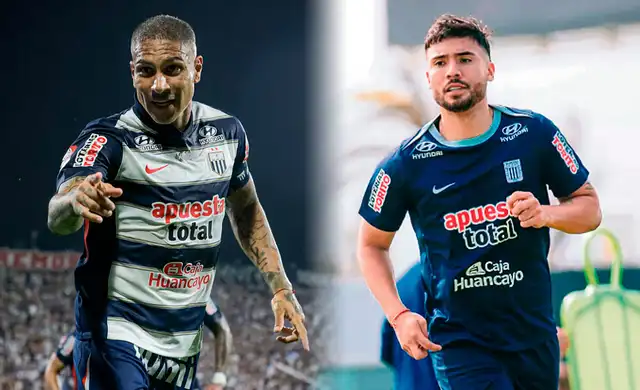 Paolo Guerrero, Nicolás Díaz, Alianza Lima Paolo Guerrero, Nicolás Díaz, Alianza Lima