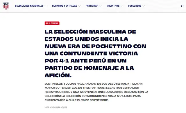 Así reaccionó el medio Soccer Forward