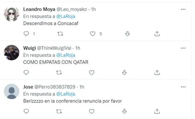 La renuncia de Berizzo es una de las peticiones de los hinchas de La Roja. | Foto: captura de Twitter   