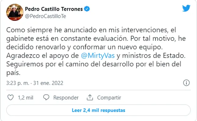 Pedro castillo 