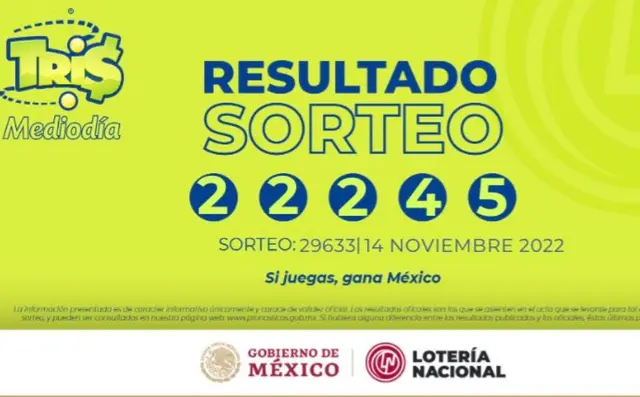 Sorteo Tris