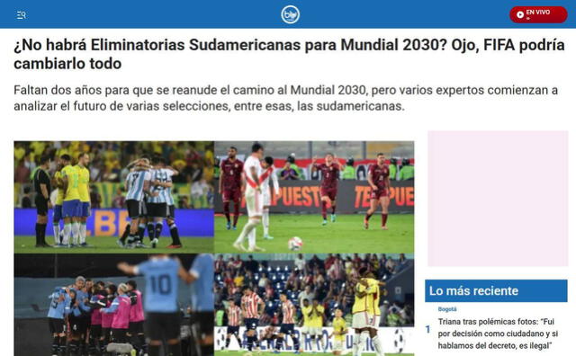 Eliminatorias al Mundial 2030 Eliminatorias al Mundial 2030