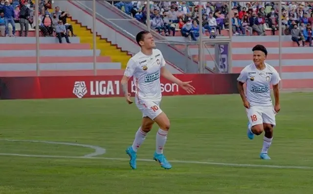 Sebastián Gonzáles Zela anotó dos goles con la camiseta de Ayacucho FC. Sebastián Gonzáles Zela anotó dos goles con la camiseta de Ayacucho FC.