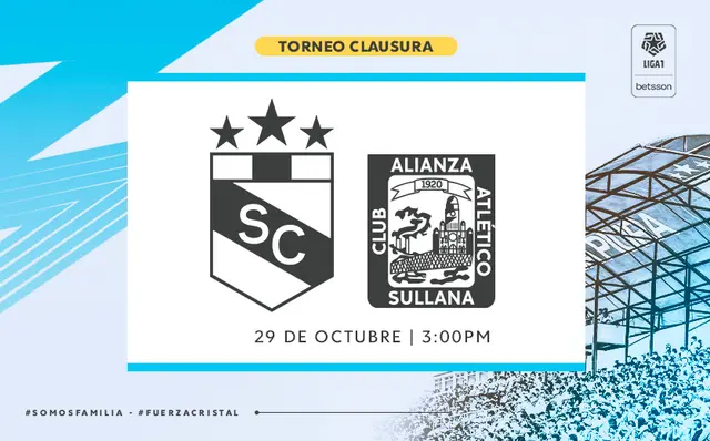 Sporting Cristal vs Alianza Atlético
