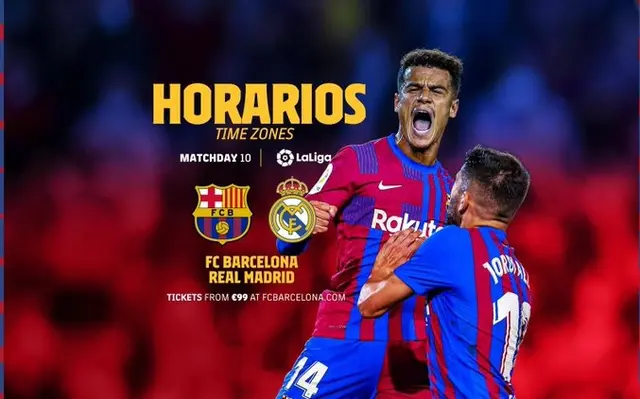 Barcelona vs Real Madrid EN VIVO ONLINE EN DIRECTO por LaLiga