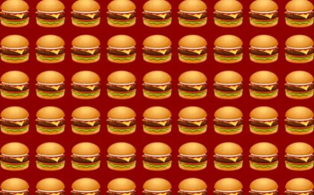 reto visual hamburguesa diferente usuario tendencias