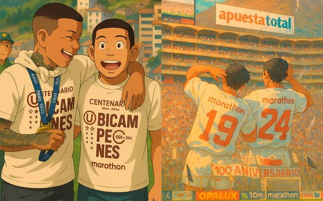 Las imágenes que compartió Universitario de Deportes en redes sociales   