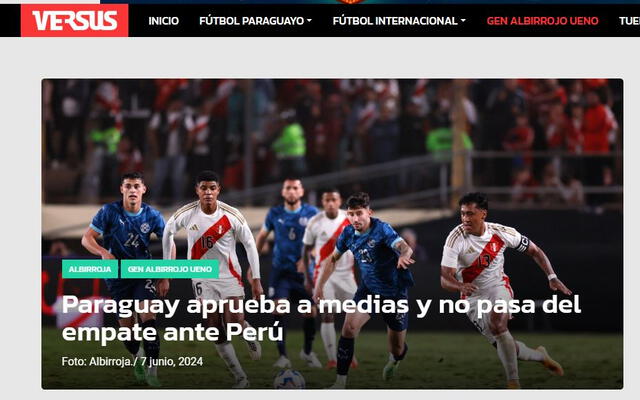 Perú vs Paraguay