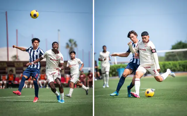 La categoría Sub-16 de Universitario perdió 3-2 ante Alianza Lima por la Copa Federación Oro 2026