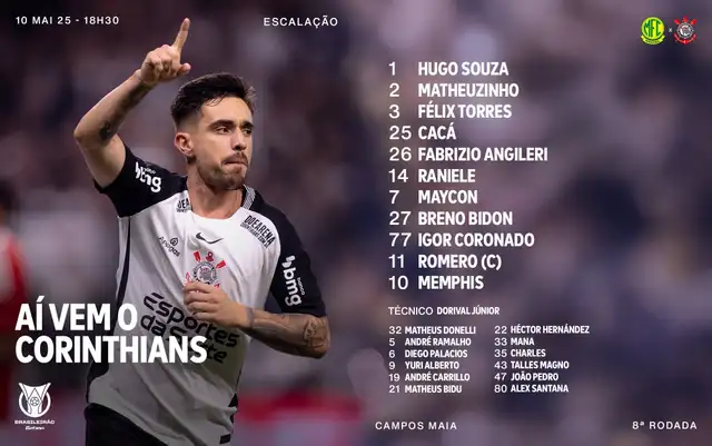 Corinthians vs Mirassol