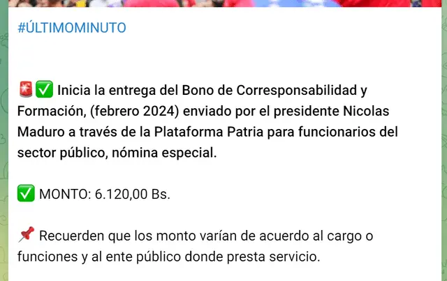 Bono Corresponsabilidad y Formación