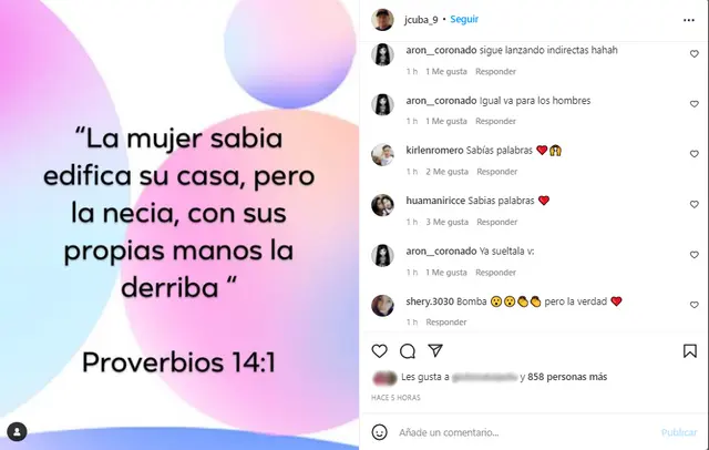 Captura: Jorge Cuba - Instagram.   