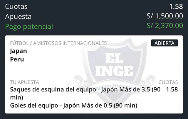 apuesta