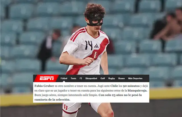 Fabio Gruber, Selección peruana Fabio Gruber, Selección peruana