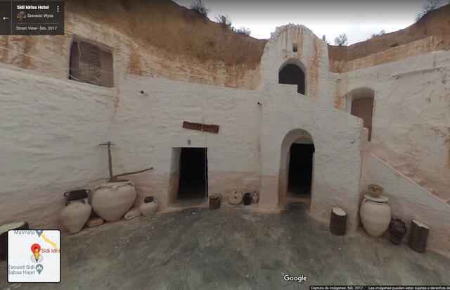 Casa de Luke Skywalker en Google Maps