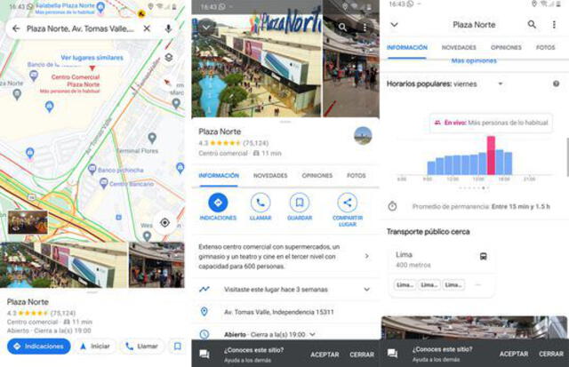 Evita aglomeraciones desde google maps