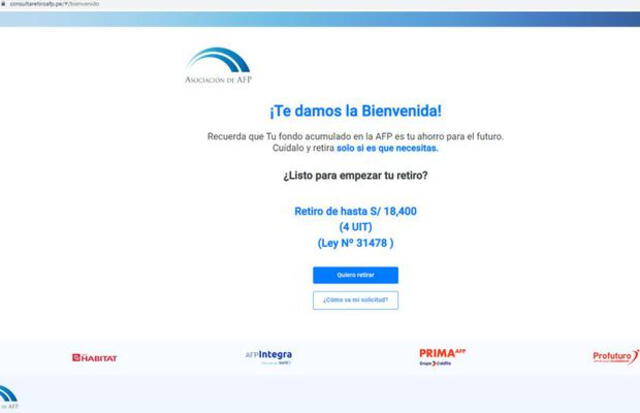 retiro AFP no recibes seguimiento digital calendario