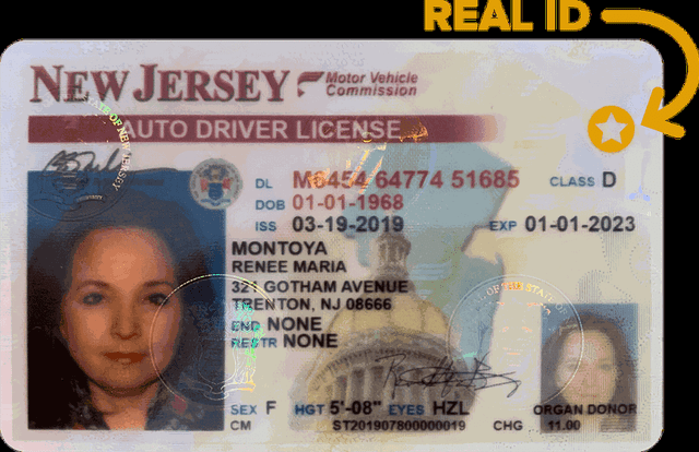 Real ID en Nueva Jersey Real ID en Nueva Jersey