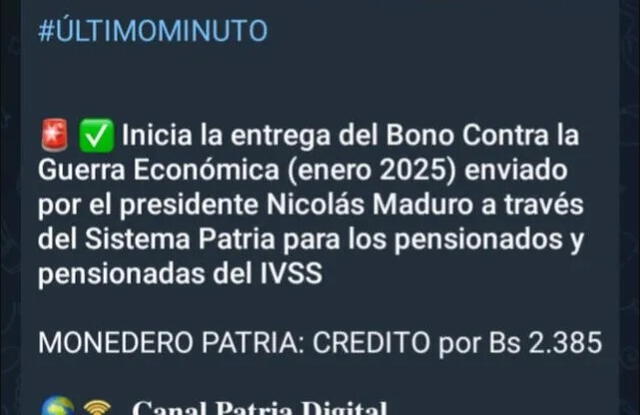 bono guerra