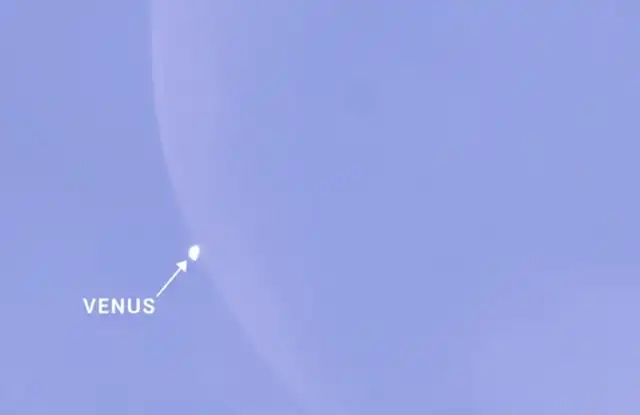 Ocultación lunar de Venus 