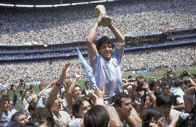  Argentina campeón del mundo en México 86.   