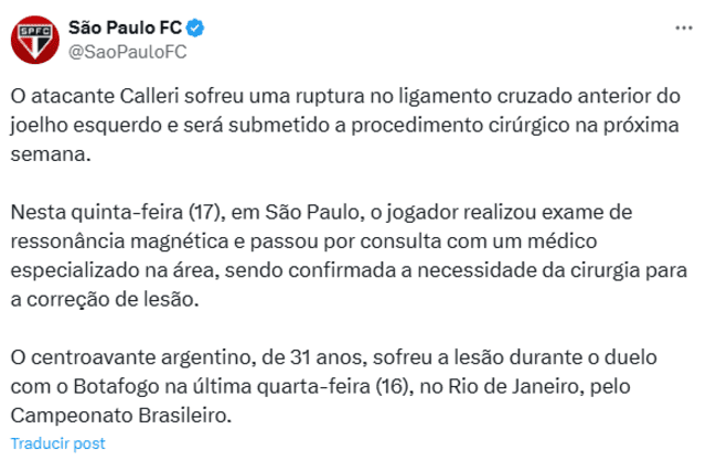 Jonathan Calleri, Sao Paulo
