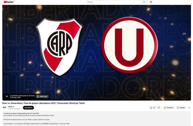 Universitario vs River Plate