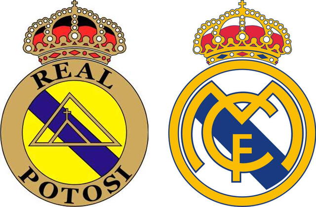 Escudo de Real Potosí y Real Madrid   