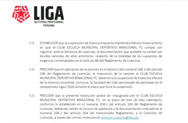 Deportivo Binacional, FPF, Liga 2