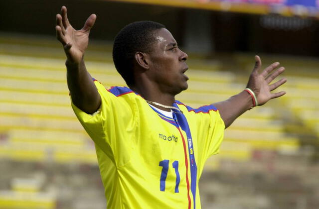 Agustín Delgado, exdelantero de Ecuador.   