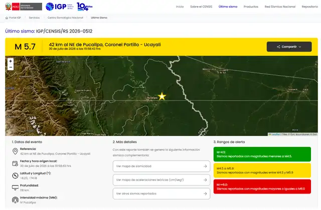 temblor 30 de julio 2026