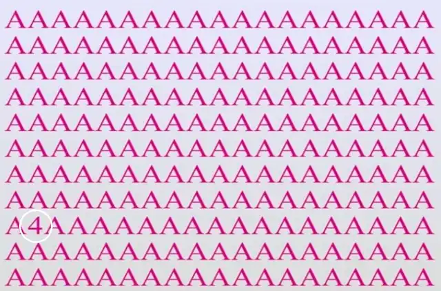 Respuesta al reto visual encuentra 4 entre letras viral Facebook Respuesta al reto visual encuentra 4 entre letras viral Facebook