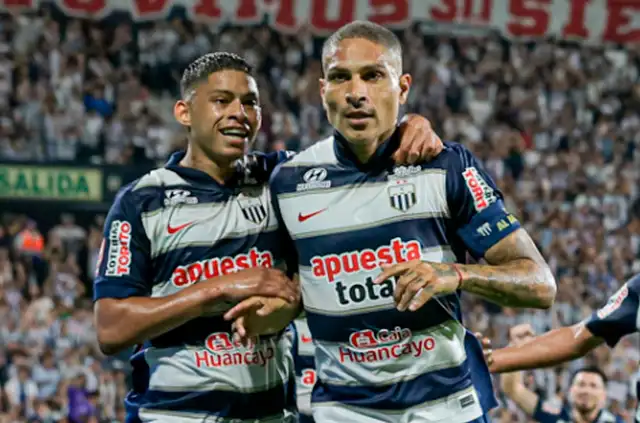 Paolo Guerrero, Kevin Quevedo, Alianza Lima Paolo Guerrero, Kevin Quevedo, Alianza Lima