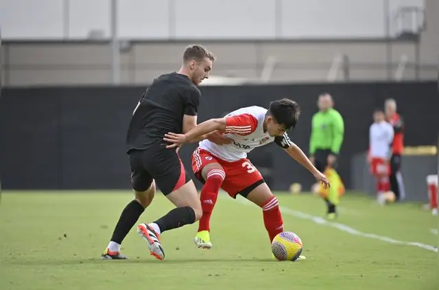  River Plate enfrentó a la selección de Estados Unidos a puertas cerradas.   