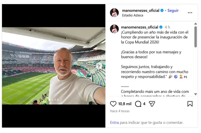 Mano Menezes, técnico de la selección peruana, se mostró feliz tras el México vs Sudáfrica por el Mundial 2026 Mano Menezes, técnico de la selección peruana, se mostró feliz tras el México vs Sudáfrica por el Mundial 2026