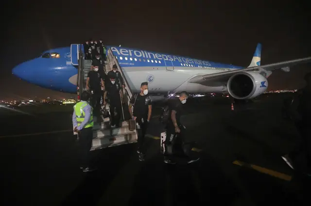 Selección Argentina llegó a Ecuador Selección Argentina llegó a Ecuador