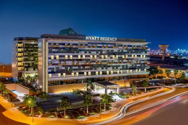 Hotel Hyatt Regency Oryx donde se hospedaría Perú