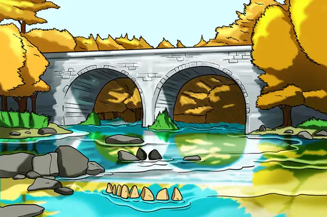 Reto visual, encuentra a la calavera, imagen completa.