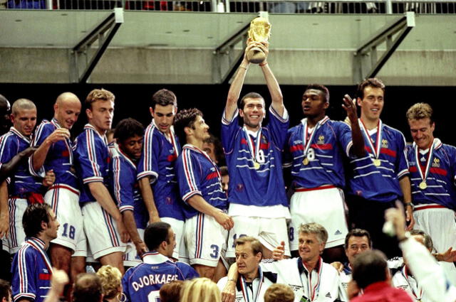  Francia campeón del mundo en 1998.   